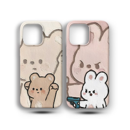 Teddy Bear COUPLE Case 159-160 Premium Telefon Kılıfı