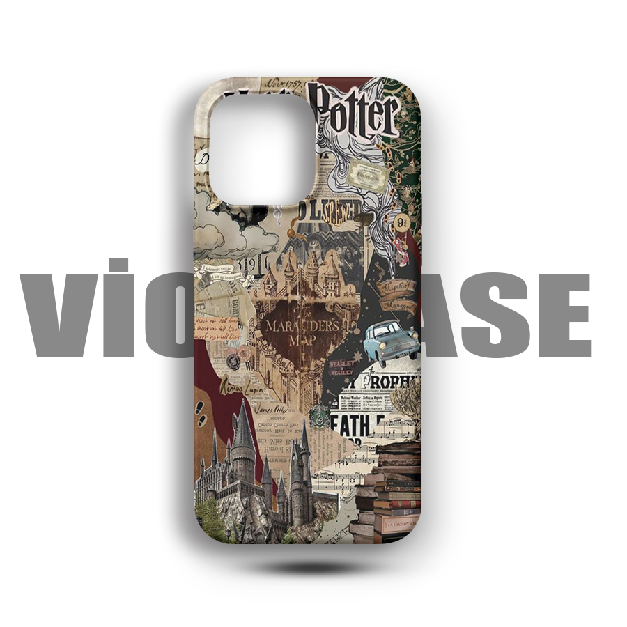 Harry Potter Kolaj Case 02 Premium Telefon Kılıfı